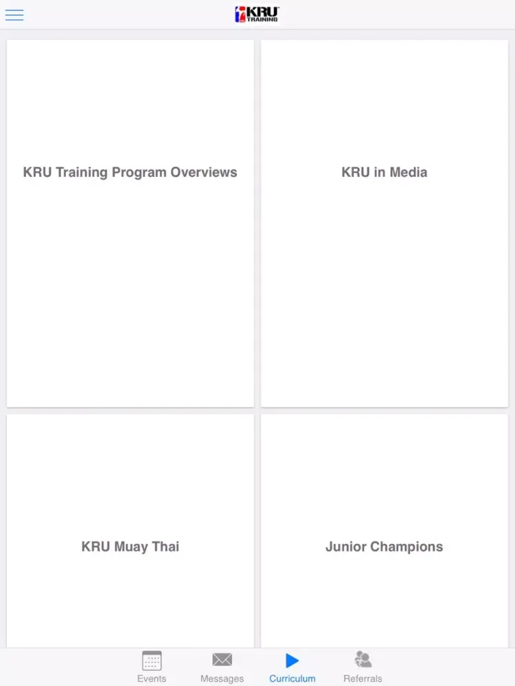Скриншоты KRU Training iPad 