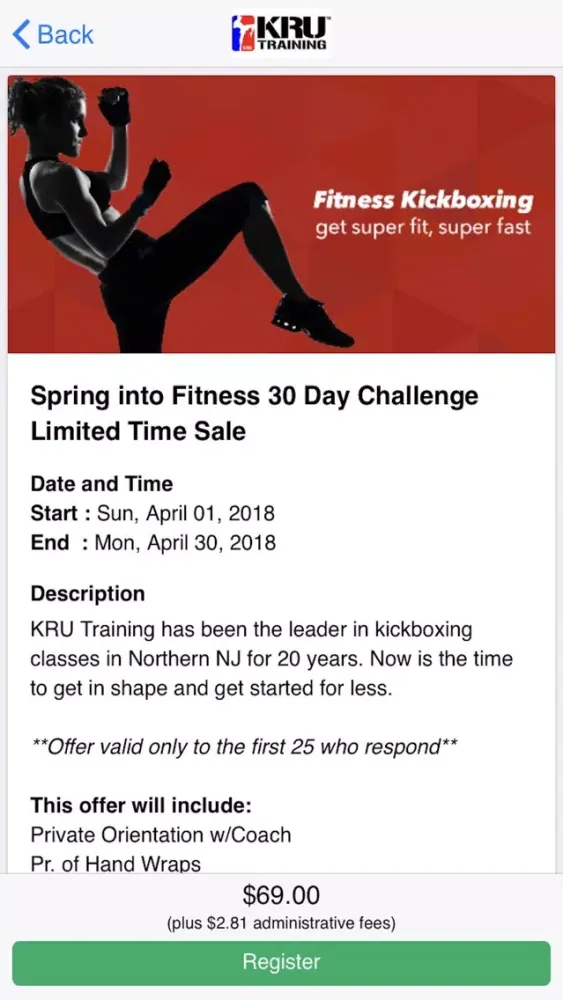 Скриншоты KRU Training