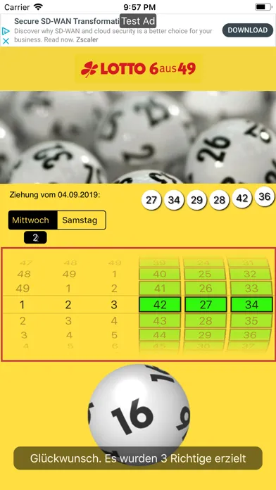 Der Lottozahlen-Checker应用截图