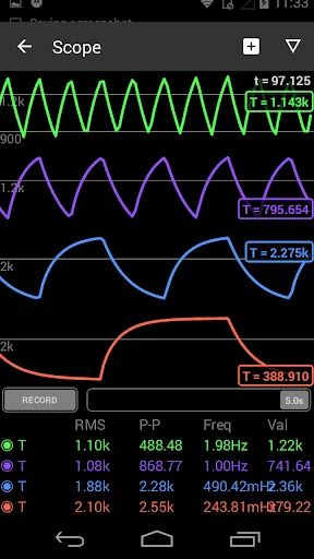 Tangkapan layar iCircuit Electronics Simulator