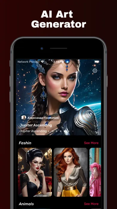 Zrzuty ekranu Artimind: AI Art Generator Pro