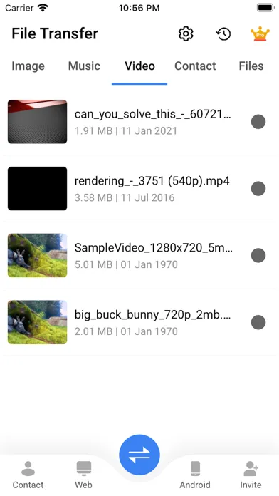 Captures d'écran de ShareMe: All File Transfer