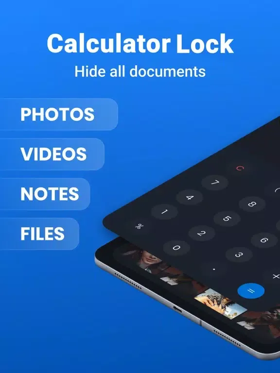 Calculator Lock: Hide Photos iPad  スクリーンショット