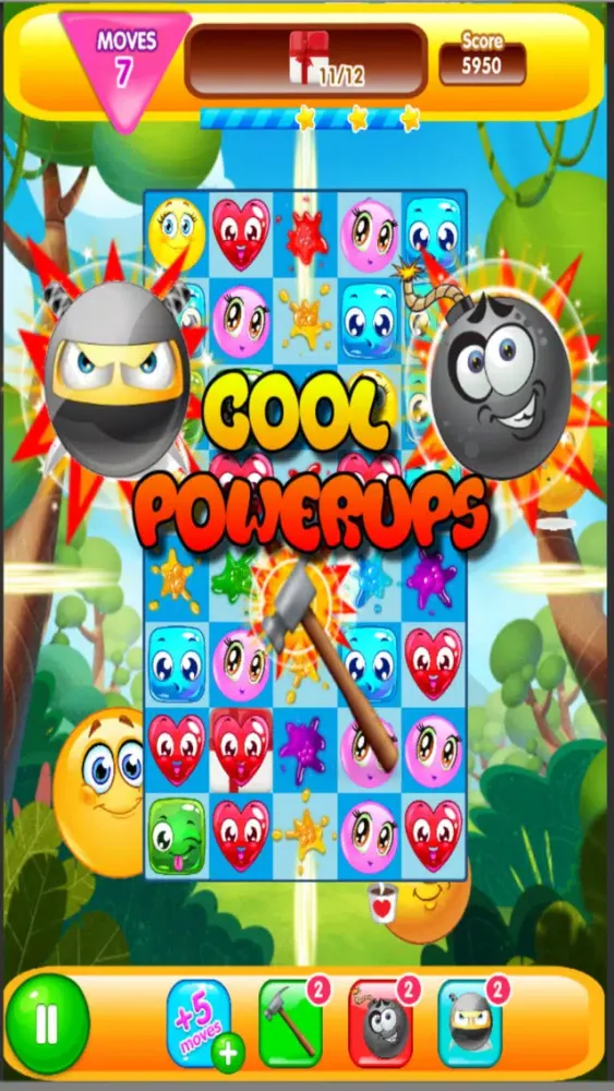 Emoji Explosion: Match 3 Blast سکرین شاٹس