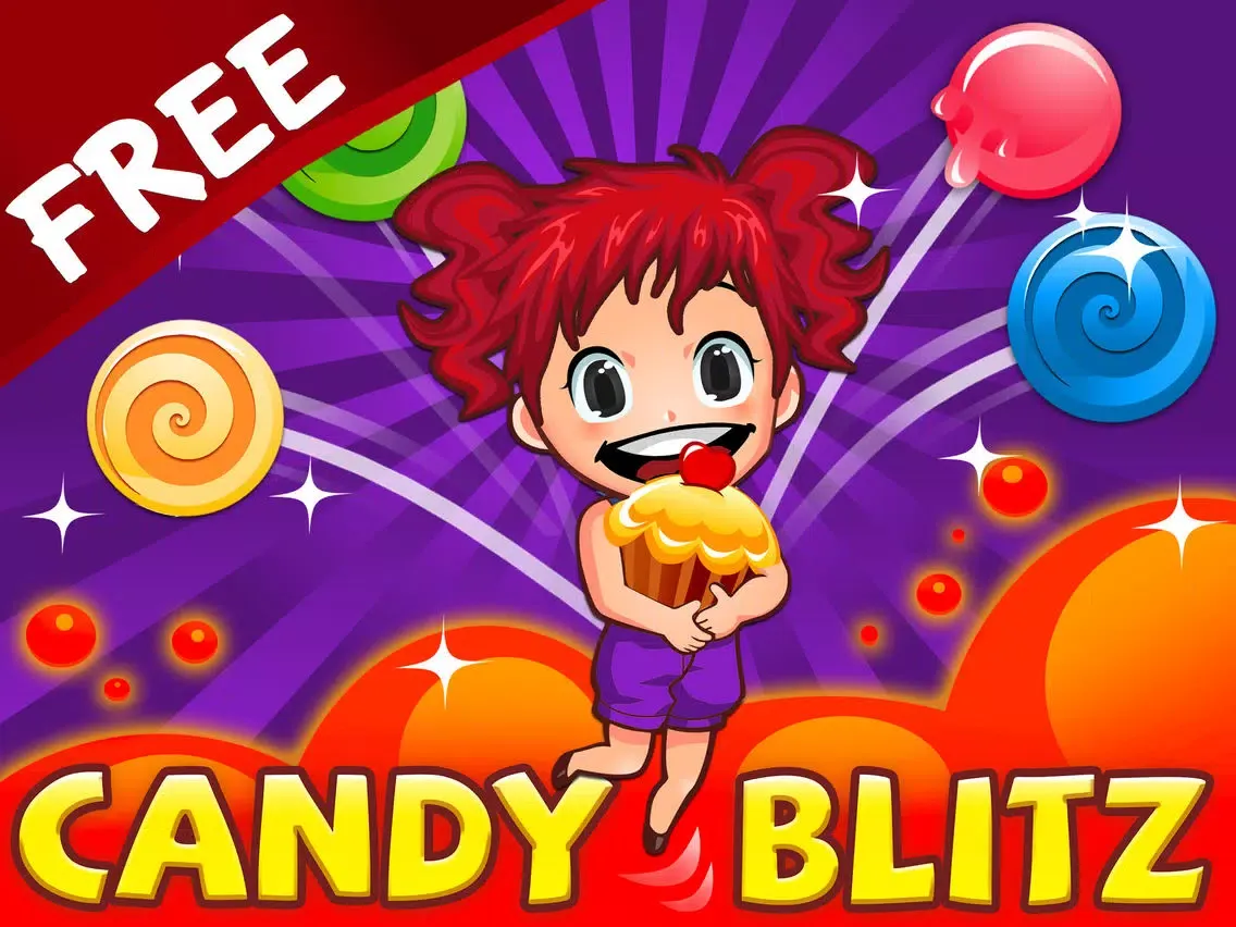 Ảnh chụp màn hình của Candy Game - Match 3 Candies Puzzle For Children HD FREE iPad 