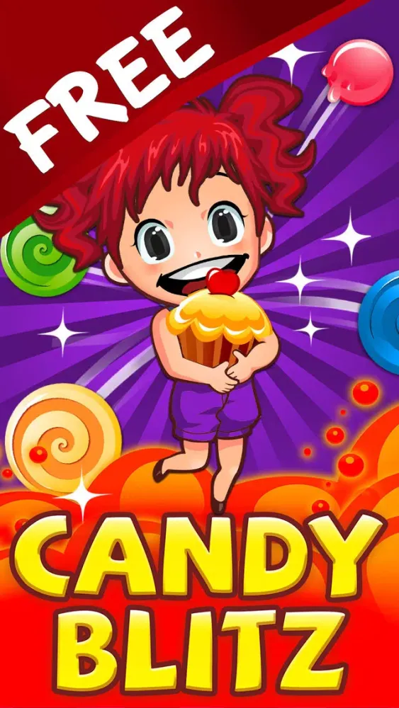 Ảnh chụp màn hình của Candy Game - Match 3 Candies Puzzle For Children HD FREE