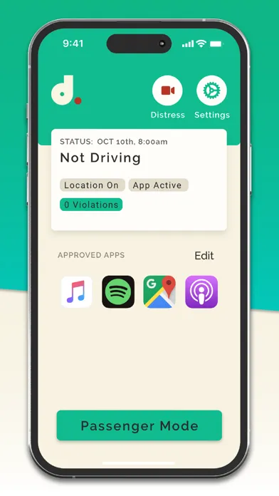 Dont | Driver App Screenshots