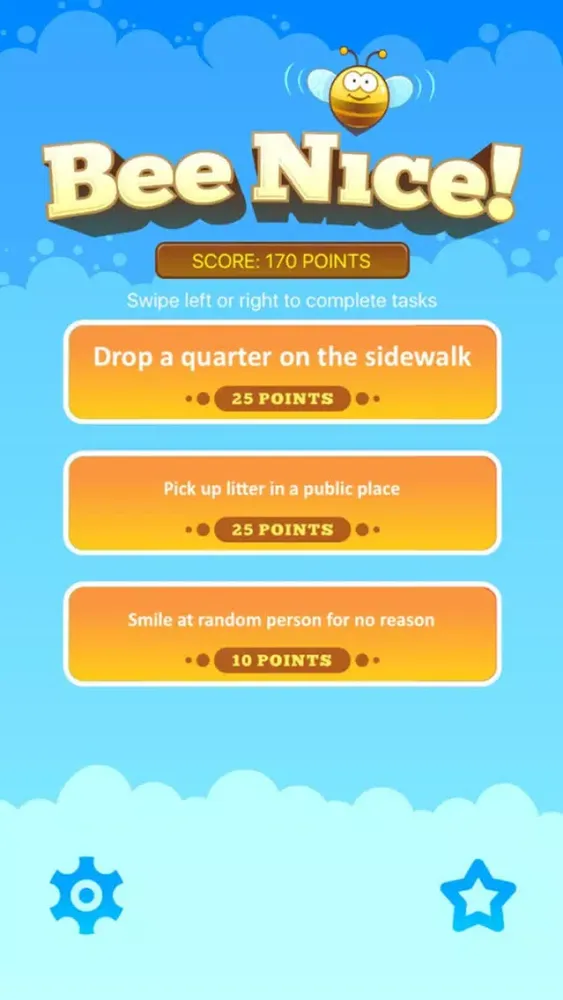Bee Nice: Daily Challenges to Improve Yourself and the People Around You. The Random Acts of Kindness Game应用截图