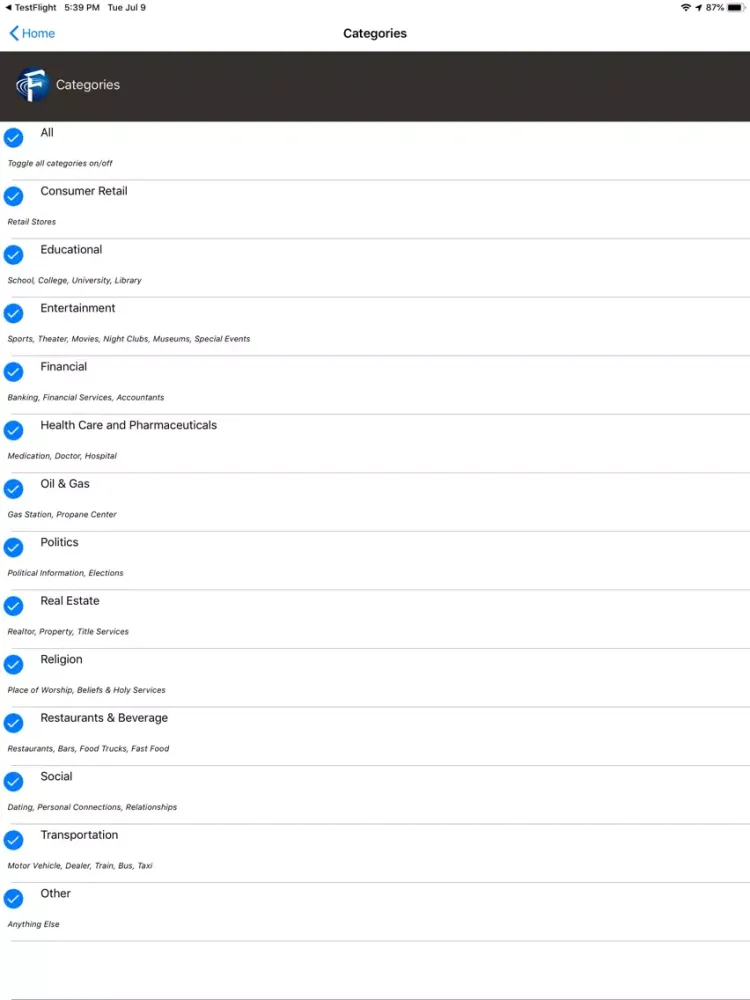 Скриншоты Flare - Flare Central iPad 
