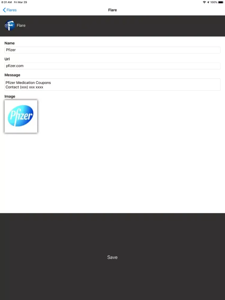 Скриншоты Flare - Flare Central iPad 