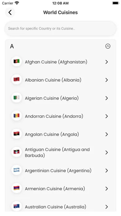 Captures d'écran de FoodOpedia - World Cuisines