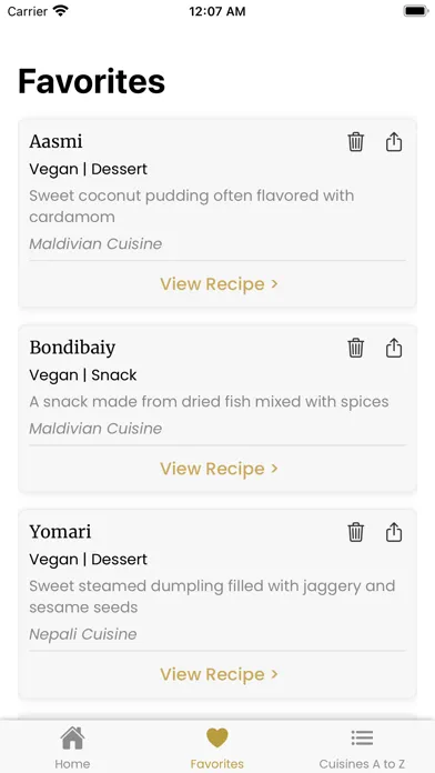 Captures d'écran de FoodOpedia - World Cuisines