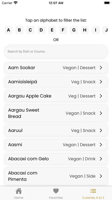 Captures d'écran de FoodOpedia - World Cuisines