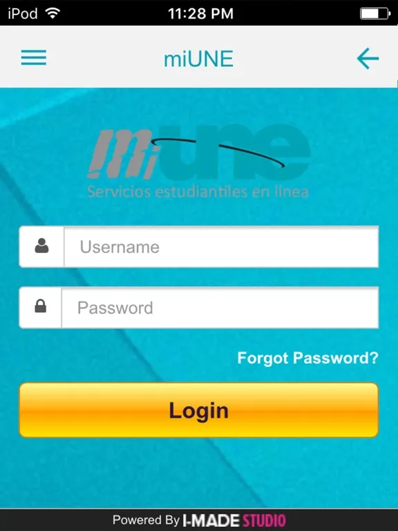 Screenshot di miUNE Mobile iPad 