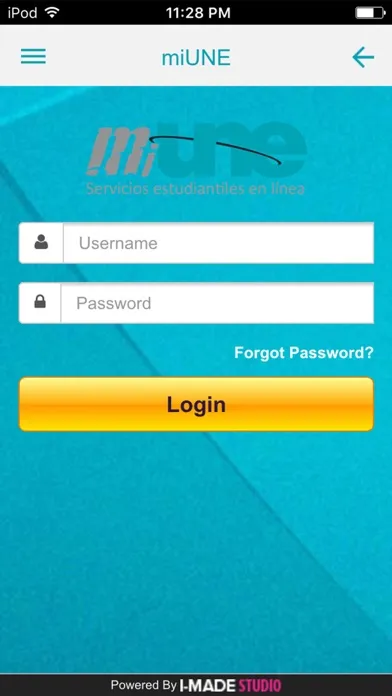 Screenshot di miUNE Mobile