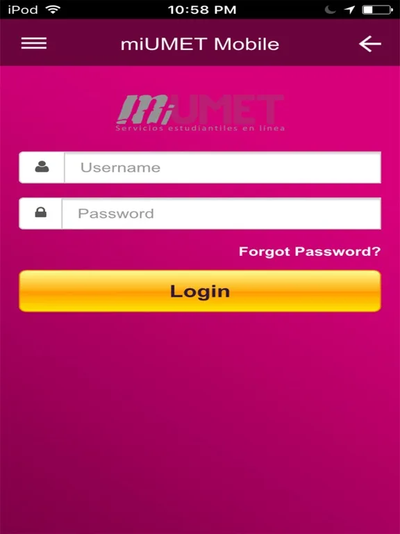 miUMET Mobile iPad  سکرین شاٹس