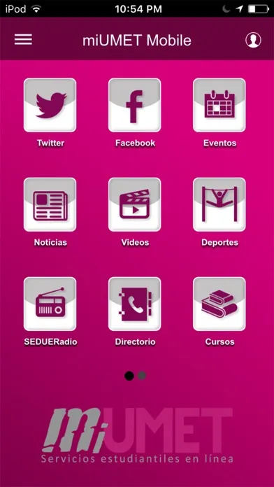 miUMET Mobile سکرین شاٹس