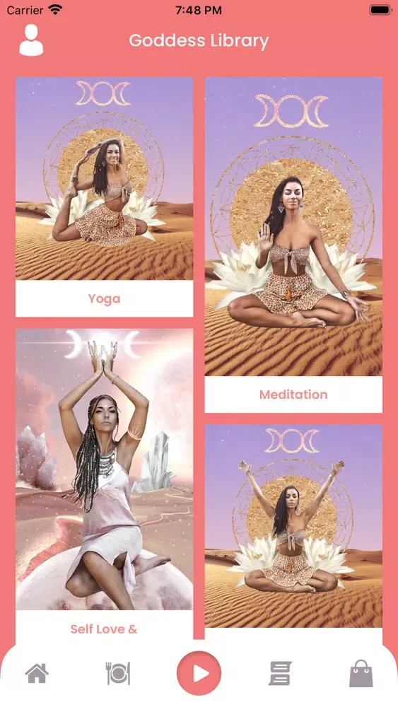 Goddess App - Krystal Aranyani Screenshots