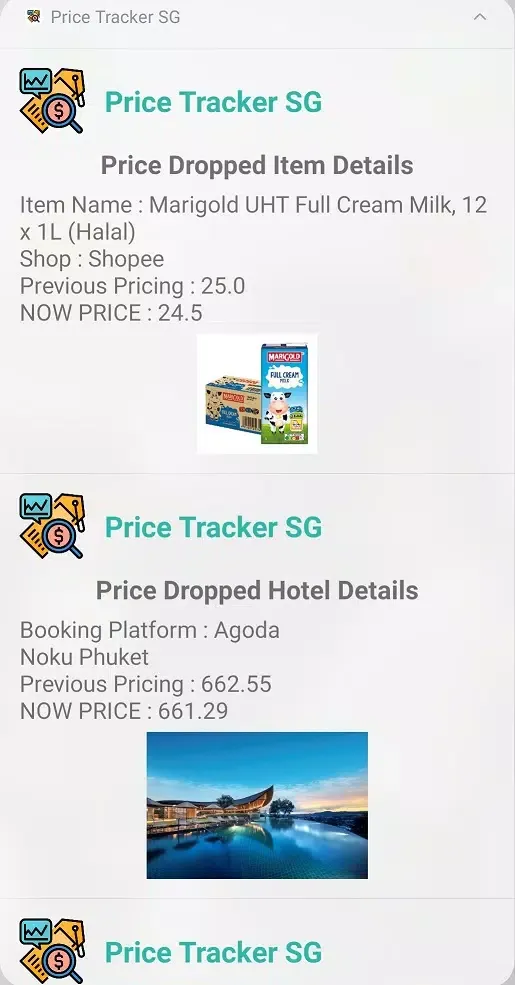Price Tracker SG應用截圖