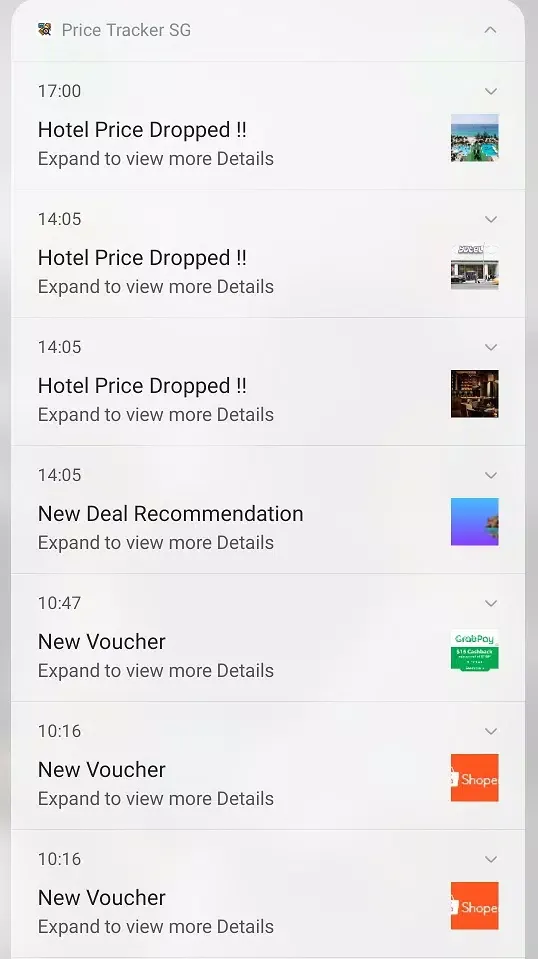 Price Tracker SG應用截圖