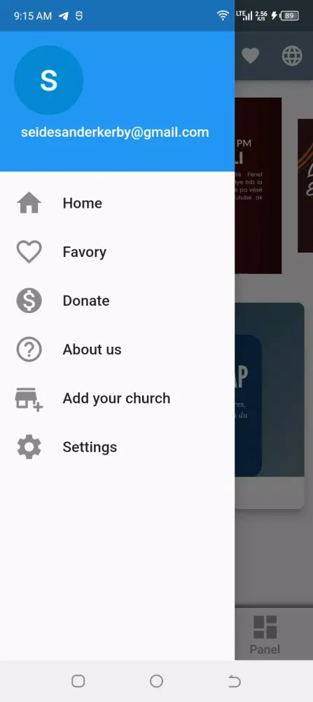 Screenshot di BENEDICTION APP