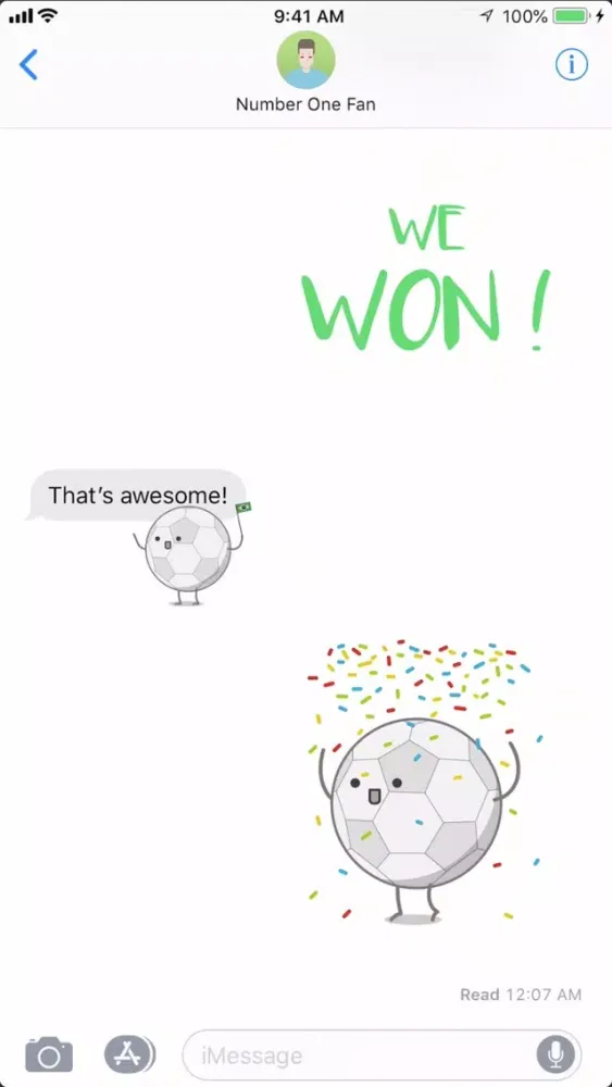 Capturas de pantalla de Cute Footballs