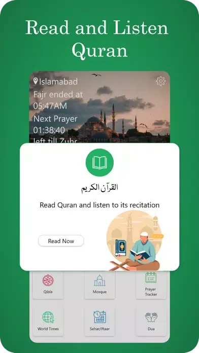 Muslim Prayer Times - Quran Ekran Görüntüleri