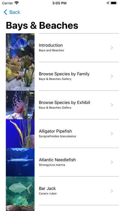 Florida Aquarium Guide スクリーンショット