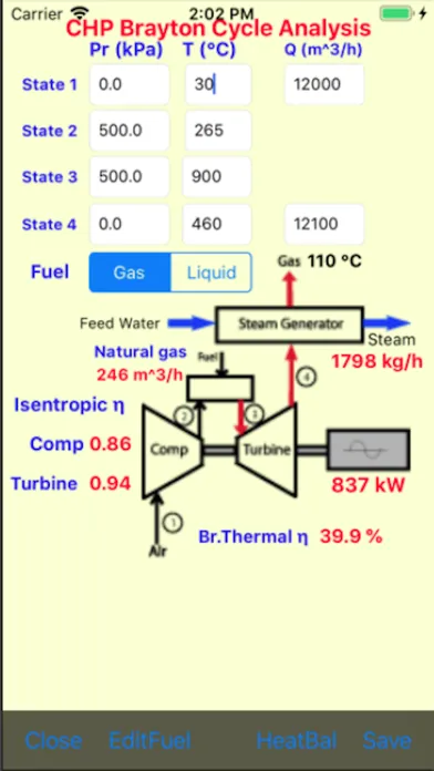 Captures d'écran de Boiler Efficiency