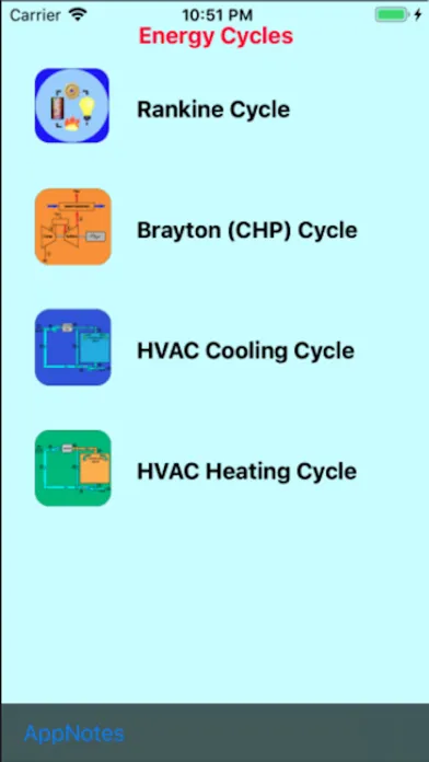 Zrzuty ekranu Energy Cycles