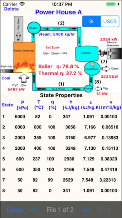 Zrzuty ekranu Energy Cycles