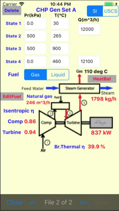 Zrzuty ekranu Energy Cycles