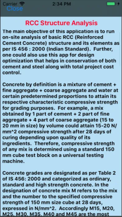 Analysis of RCC Structure سکرین شاٹس