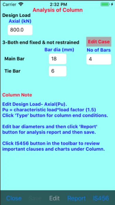 Analysis of RCC Structure سکرین شاٹس