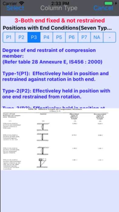 Analysis of RCC Structure سکرین شاٹس