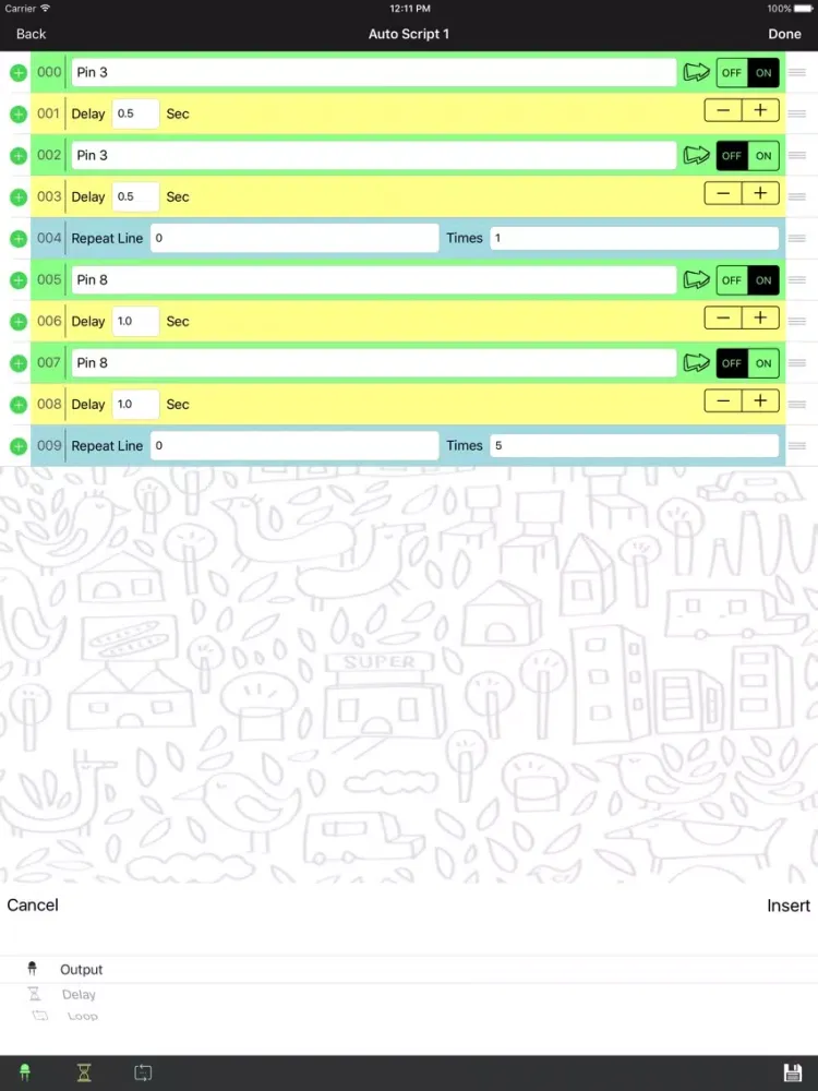 GPIO Master iPad 應用截圖