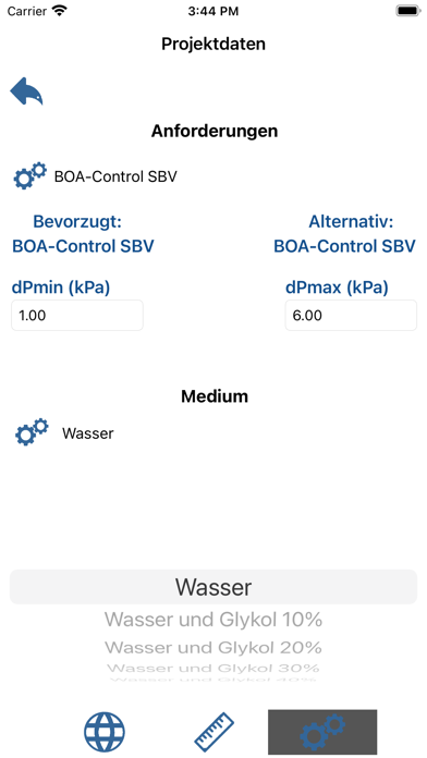 KSB BOA-Control Calc سکرین شاٹس
