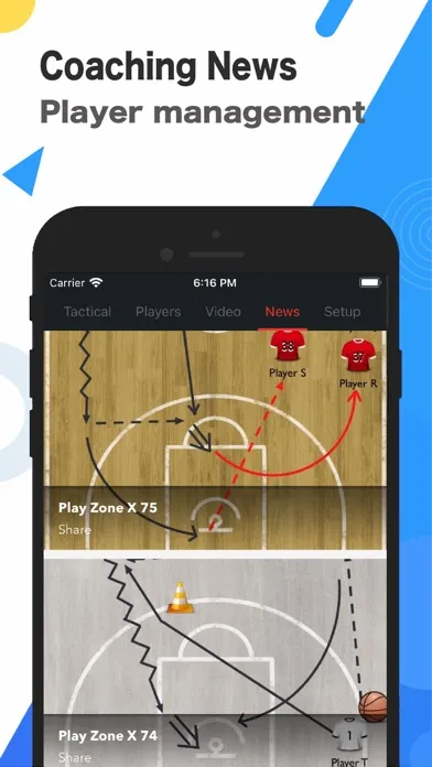 Ảnh chụp màn hình của CoachBook-Basketball