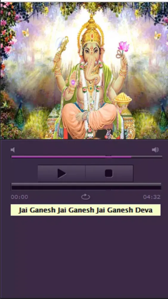 Capturas de pantalla de Hindi Lord Ganpati Songs