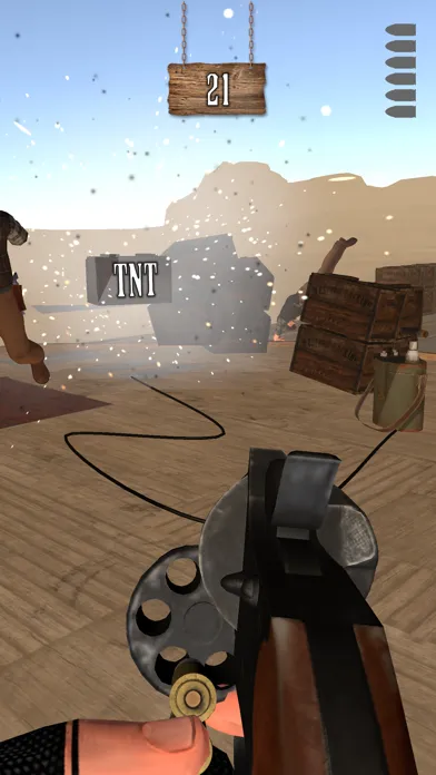 Capturas de tela do Revolver Shot 3D