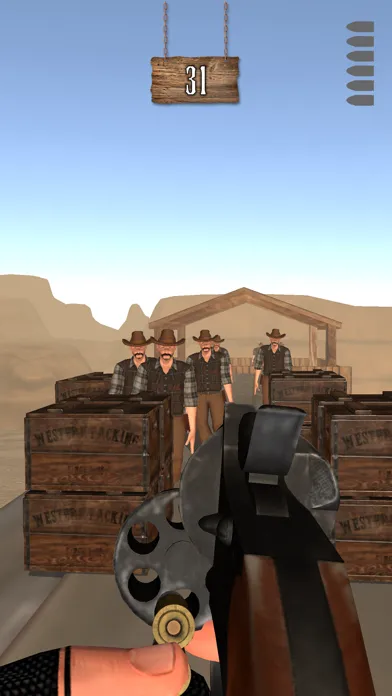 Capturas de tela do Revolver Shot 3D