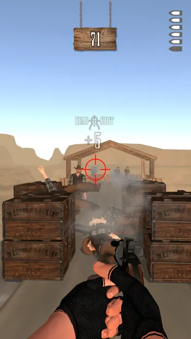 Capturas de tela do Revolver Shot 3D