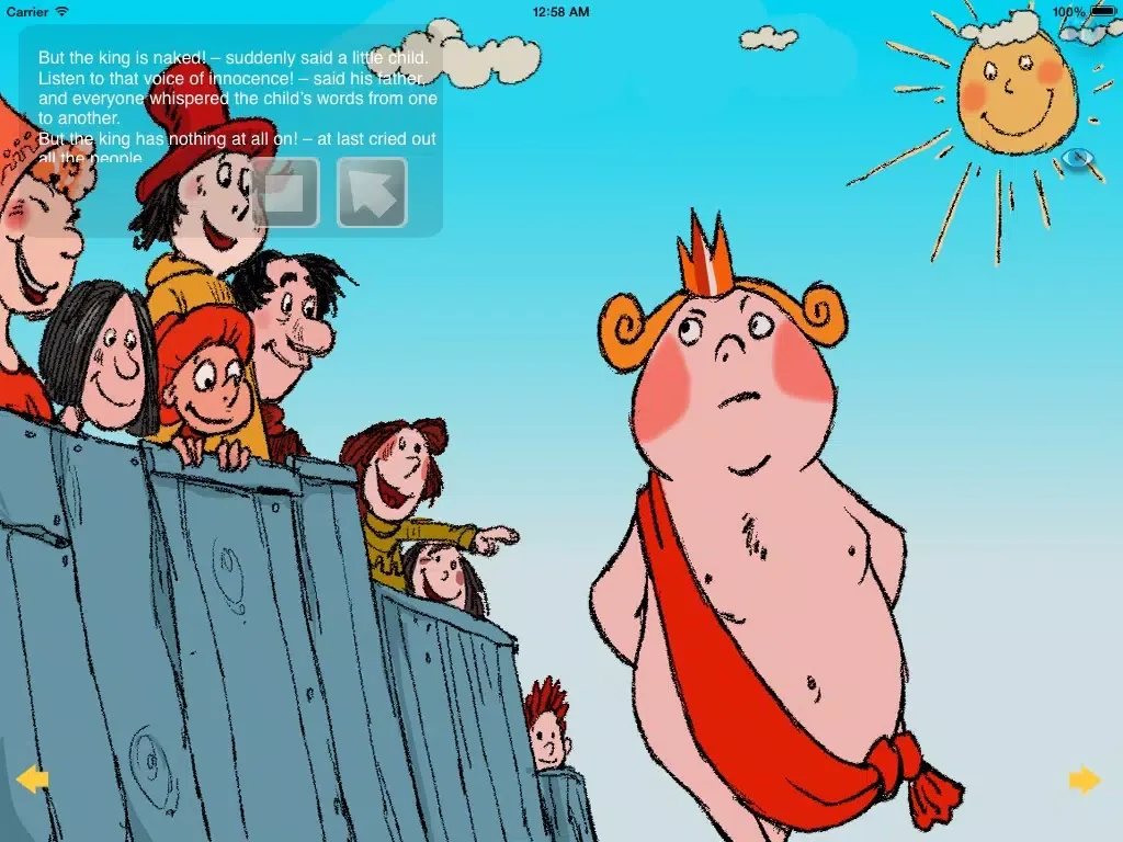 صور The Emperor's new clothes Interactive Storybook iPad 