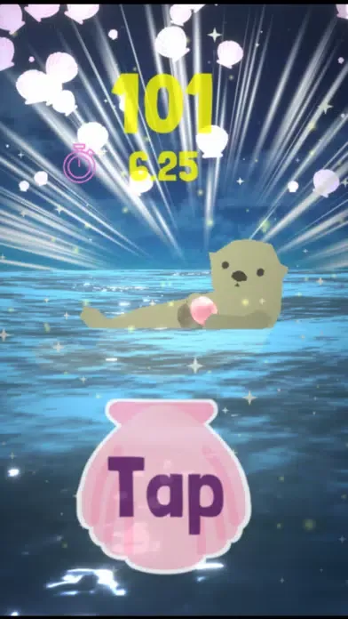 Capturas de tela do Sea otter breaks the shell 2