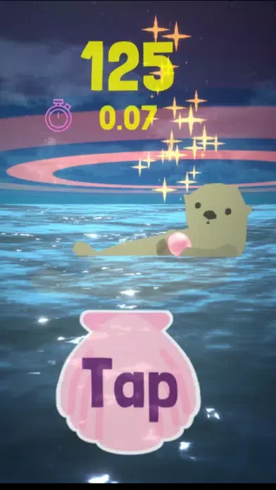 Capturas de tela do Sea otter breaks the shell 2