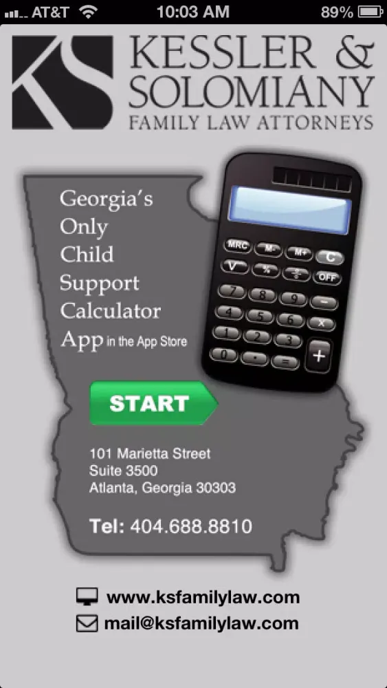 Capturas de pantalla de GA Child Support Calculator by KS Family Law