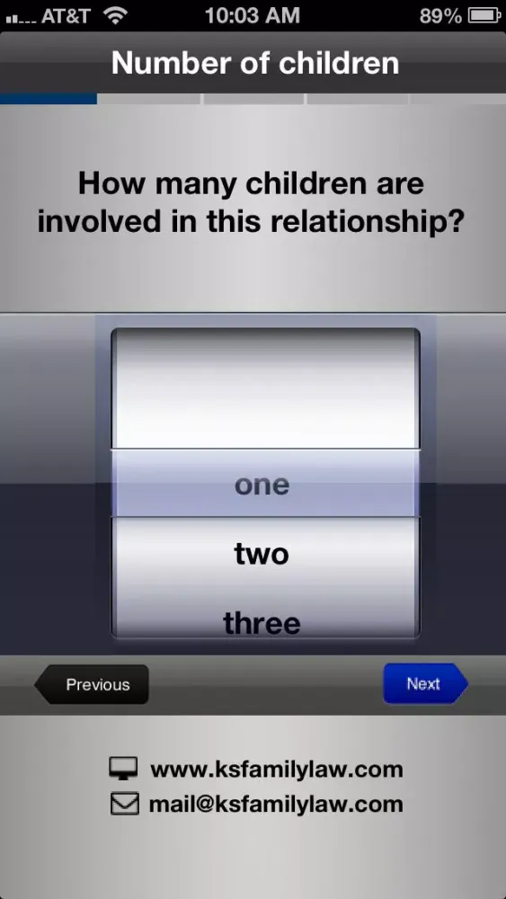 Capturas de pantalla de GA Child Support Calculator by KS Family Law