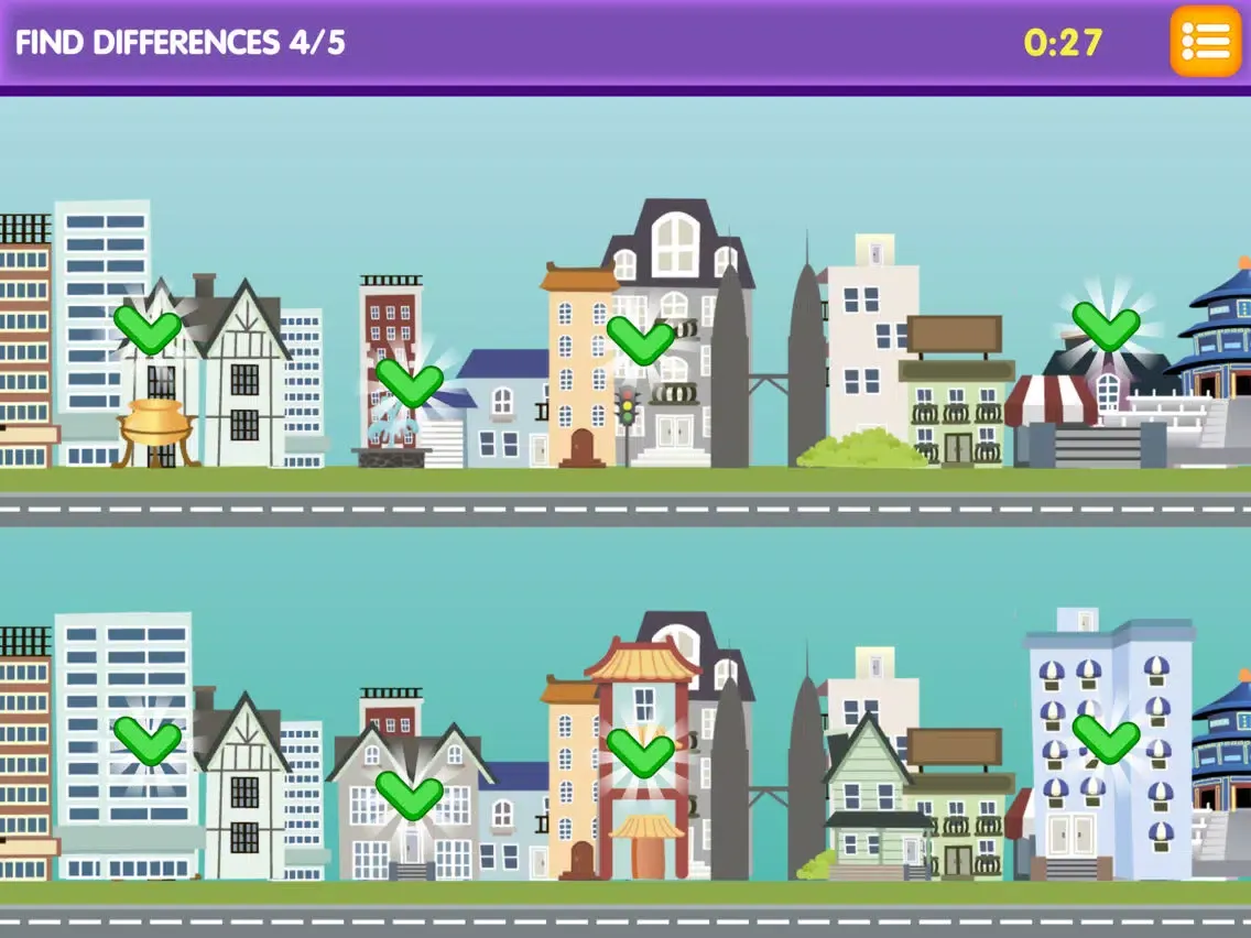 Find Differences in City: COP iPad  スクリーンショット