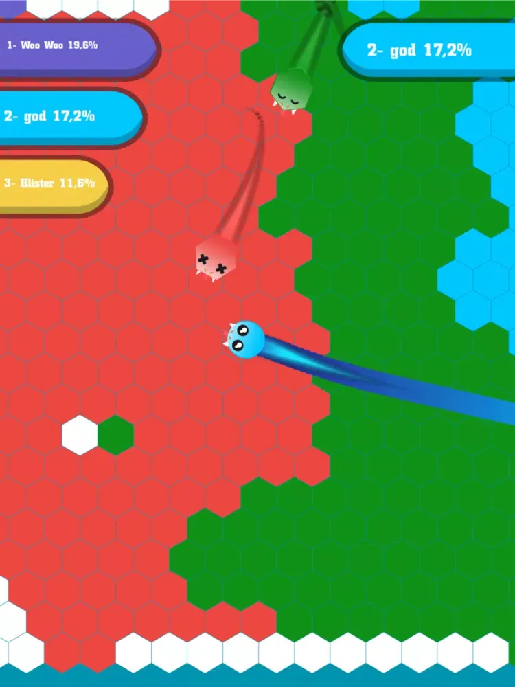 Ảnh chụp màn hình của Paper Territory.io Snake Draw iPad 