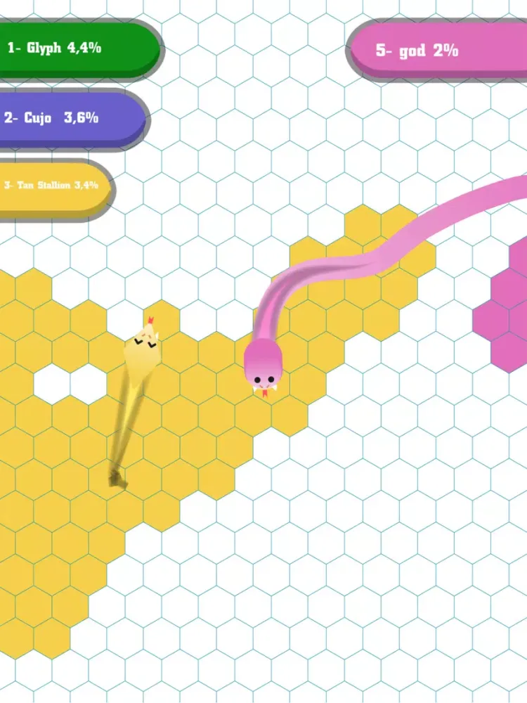 Ảnh chụp màn hình của Paper Territory.io Snake Draw iPad 